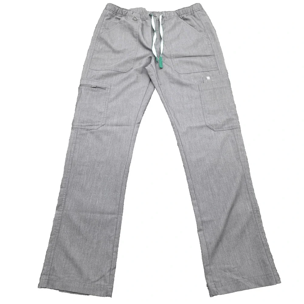 FIGS Scrub Pant Technical Collection Men Small Grey TM3001 Cargo Medical Uniform